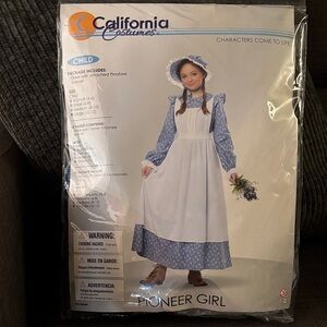 California Costumes Blue and White Pioneer Girl Outfit L 10/12